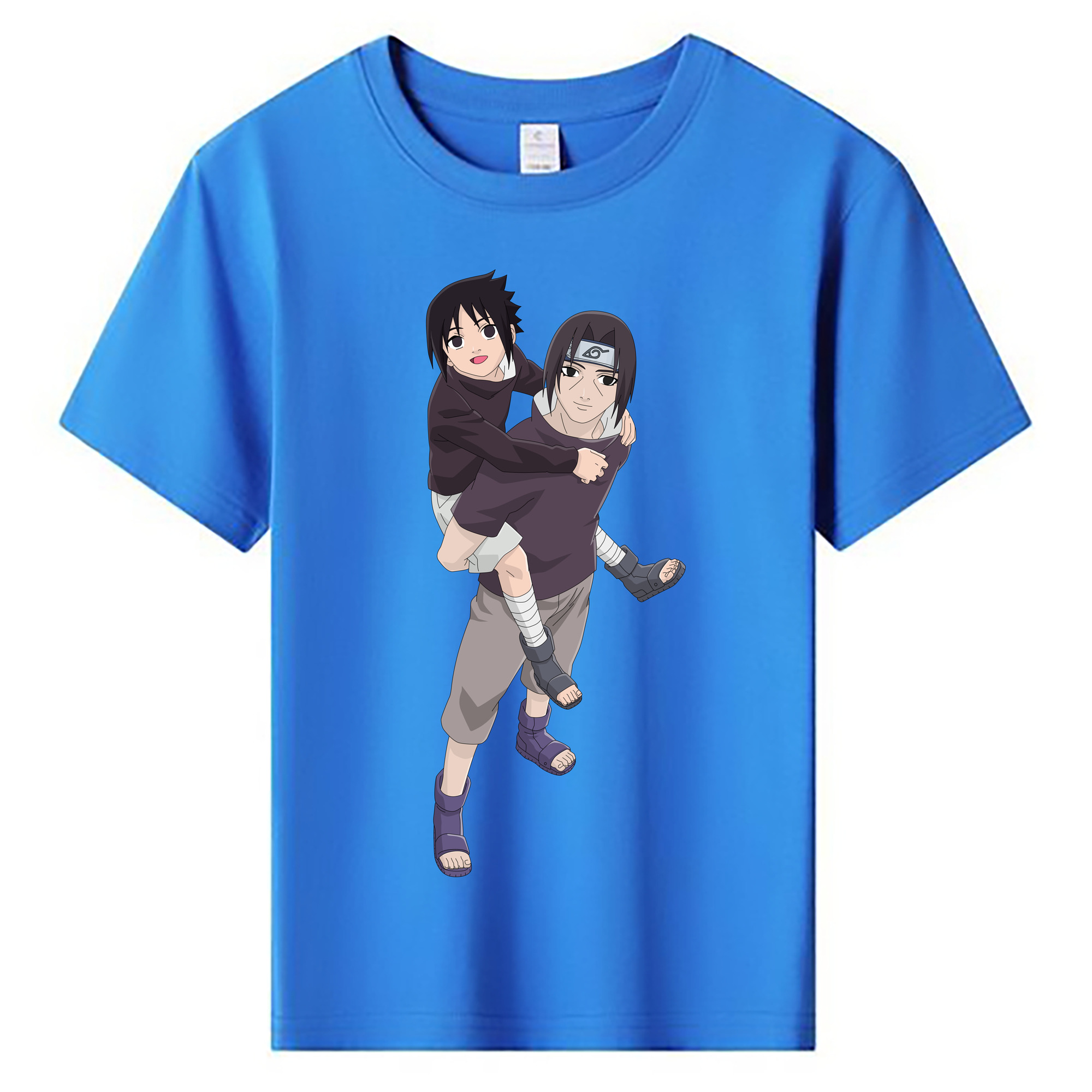（画像用） NARUTO -ナルト- うちは イタチ Uchiha Itachi 綿100％キッズTシャツ（フロントプリント）